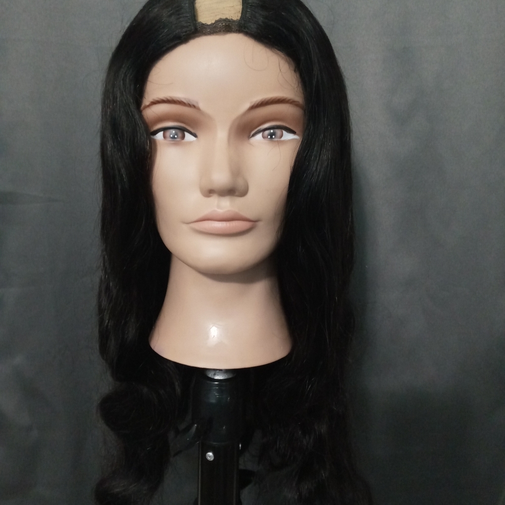 V Part Human Hair Wig